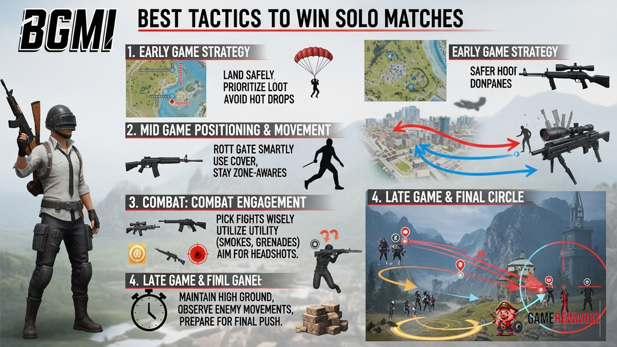 BGMI Best Tactics to Win Solo Matches